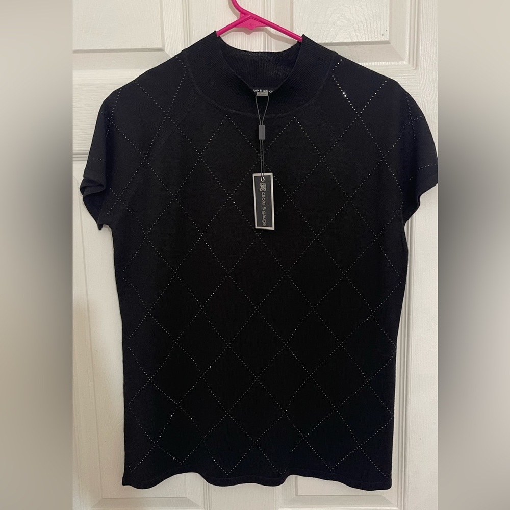 Dressy black blouse